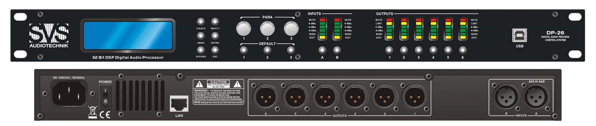 SVS Audiotechnik DP-26 Цифровой процессор: 2 входа 6 выходов в Нытве