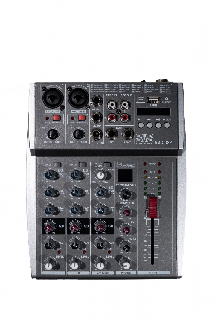 SVS Audiotechnik mixers AM-4 DSP Аналоговый микшерный пульт, 4-канала в Нытве