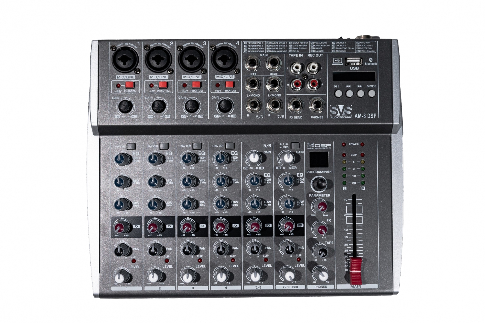 SVS Audiotechnik mixers AM-8 DSP Микшерный пульт аналоговый, 8-канальный в Нытве